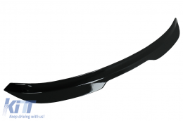 Add-on Spoiler tetto per Audi A6 C7 4G Avant 2011-2015 Nero lucido-image-6092105
