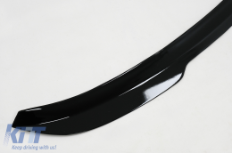 Add-on Spoiler tetto per Audi A6 C7 4G Avant 2011-2015 Nero lucido-image-6092108