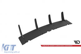 Additif Maxton Design adapté au diffuseur Audi RS6 C6 Avant 2007-2010, noir mat-image-6235773