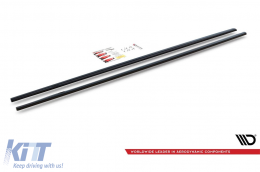 Additifs Maxton Design adaptés pour bas de caisse M pour BMW Série 5 E39 1998-2003 M5 ou avec pack M, noir mat-image-6143789