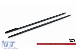 Additifs Maxton Design adaptés pour BMW Série 7 G12 avec pack M à empattement long après 2015, laqué noir-image-6236230