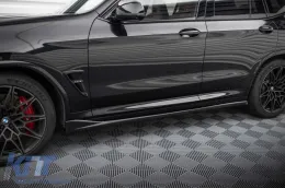 Additifs Maxton Design adaptés pour jupes latérales BMW X3 M F97 après 2021, laqué noir-image-6236355