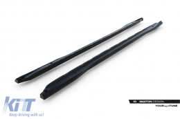 Additifs Maxton Design version 1 adaptés pour jupes latérales de type S-line pour Audi A6 S-line C9 Avant après 2025, laqué noir-image-6235642