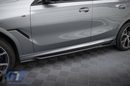 Additifs Maxton Design version 2 adaptés pour jupes latérales BMW X6 G06 après 2023, laqué noir-image-6144257