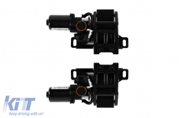 Additional electric steps suitable for Mercedes G-Class W464 G63 after 2018, for the model with factory-installed steps, for long wheelbase, with side tips.-image-6231665