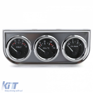image-29-Additional instruments 3-piece set oil temperature volt oil pressure 52mm youngtimer retro chrome