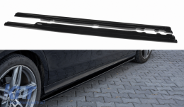Additives for Side Skirts suitable for Mercedes E class W213 Black Lacquer A Design!
