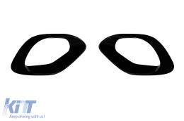 image-24-Additives type 63 suitable for side grilles in front A Design-Line bumper of Mercedes C-Class W206, S206 after 2021, black lacquer