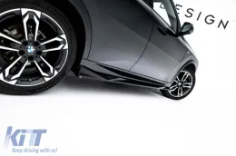 Additivi Maxton Design adatti per BMW X2 U10 con pacchetto M dopo il 2023, verniciatura nera-image-6236315