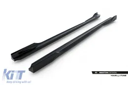 Additivi Maxton Design adatti per BMW X3 G45 minigonne laterali con pacchetto M dopo il 2024, verniciato di nero-image-6144116