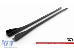 Additivi Maxton Design adatti per BMW X3 M F97 minigonne laterali dopo il 2021, laccato nero-image-6236353