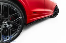 Additivi Maxton Design adatti per minigonne laterali Audi RSQ8 dopo il 2023, verniciatura nera-image-6235887