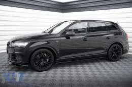 Additivi Maxton Design versione 2 adatti per Audi SQ7, Q7 S-Line 2016-2019, verniciatura nera-image-6235938