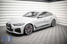 Additivi Maxton Design versione 2 adatti per BMW i4 G26 minigonne laterali con pacchetto M dopo il 2021, verniciato di nero-image-6143970