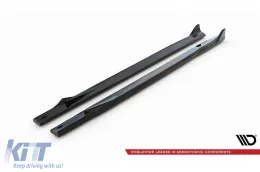 Additivi Maxton Design versione 2 adatti per BMW X6 G06 minigonne laterali dopo il 2023, verniciato di nero-image-6144255