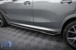 Additivi Maxton Design versione 2 adatti per BMW X6 G06 minigonne laterali dopo il 2023, verniciato di nero-image-6144258
