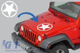 image-16-Adesivo Star Universal per Jeep Wrangler JK Camion o altre auto bianche