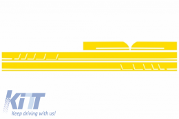 Adhesivo Amarillo Mate para Mercedes CLA W117 C117 X117 13-16 W176 12-18 A45 Look-image-6036375