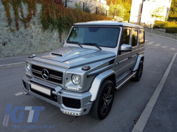 Adhesivos de vinilo lateral Gris oscuro para MERCEDES clase G W463 1989-2017-image-6033759