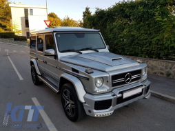 Adhesivos de vinilo lateral Gris oscuro para MERCEDES clase G W463 1989-2017-image-6033760