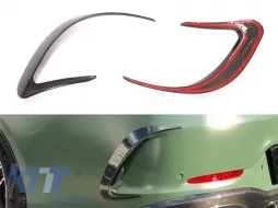 image-6-Adiciones de carbono BRBS para las salidas laterales adecuadas para el parachoques trasero GT63 en el Mercedes A Design GT 4 Puertas Coupé X290 después de 2019