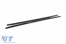 image-70-Aditivos Maxton Design adecuados para BMW 5 Series GT F07 2009-2013 faldones laterales, lacados en negro