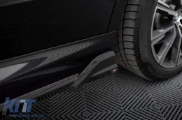 Aditivos Maxton Design adecuados para faldones laterales BMW X5 G05 con paquete M 2018-2023, lacado en negro-image-6144205