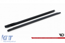 Aditivos Maxton Design versión 1 adecuados para BMW Serie 5 G60 con paquete M después de 2023, lacado en negro-image-6143862
