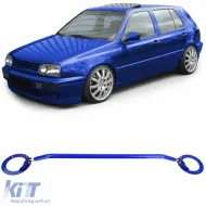 image-4-Adjustable aluminum strut bar blue for front for VW Golf 3 Vento Passat 35i