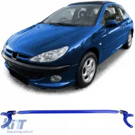 image-9-Adjustable aluminum strut bar blue for front for Peugeot 206 + CC SW 98-08