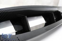 Aero Body Kit подходящ за BMW X5 G05 (2018-up) M-Tech Черен Knight Дизайн Въглеродни влакна-image-6080078