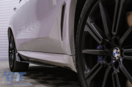 Aero Body Kit подходящ за BMW X5 G05 (2018-up) M-Tech Черен Knight Дизайн Въглеродни влакна-image-6080083