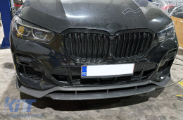 Aero Body Kit подходящ за BMW X5 G05 (2018-up) M-Tech Черен Knight Дизайн Въглеродни влакна-image-6110031