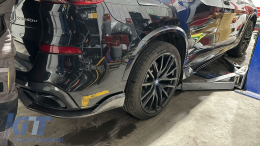Aero Body Kit подходящ за BMW X5 G05 (2018-up) M-Tech Черен Knight Дизайн Въглеродни влакна-image-6110034