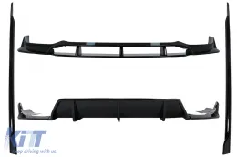 image-64-Aero Body Kit подходящ за BMW X6 G06 (10.2019-up) M-Tech Черен Knight Дизайн Piano Black
