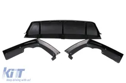 Aero Body Kit подходящ за BMW X6 G06 (10.2019-up) M-Tech Черен Knight Дизайн Piano Black-image-6100474