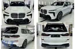 Aero Body Kit BMW X7 G07 LCI M-Tech (2023-) Black Knight Design Piano Black-image-6126731