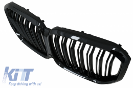 Aero Body Kit Carbon Fiber with Central Kidney Grilles Piano Black suitable for BMW X5 G05 (2018-2022) M-Tech Black Knight Design-image-6080565