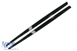 Aero Body Kit els? l?kh?r?t? toldat és diff?zor BMW F80 M3 Sedan F82 M4 Coupe (2014-2019) M Sport Design Piano Black-image-6095332