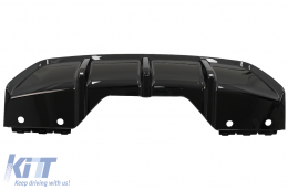 Aero Body Kit Első Lökhárító Spoiler és Hátsó Diffúzor BMW X6 F16 LCI (2015-2019) modellekhez, M Technik Sport dizájn, fekete-image-6088187