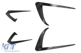 Aero Body Kit Extension suitable for Tesla Model 3 (2017-up) Carbon Look-image-6086846