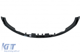 Aero Body Kit Extension suitable for Tesla Model 3 (2017-2022) Bumper Lip Air Diffuser and Wheel Arches Piano Black-image-6110749