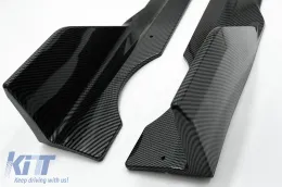 Aero Body Kit Fibra carbon Rejillas para BMW X5 G05 2018-2022 M-Tech Black Knight Look-image-6080519