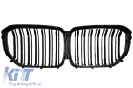 Aero Body Kit Fibra carbon Rejillas para BMW X5 G05 2018-2022 M-Tech Black Knight Look-image-6080562