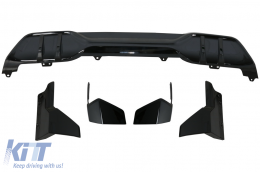 Aero Body Kit Front Bumper Lip and Air Diffuser suitable for BMW X5 G05 (2018-up) M Design Piano Black - CBBMG05MPB