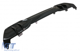 Aero Body Kit Front Bumper Lip and Air Diffuser suitable for BMW X5 G05 (2018-2022) M Design Piano Black-image-6075972