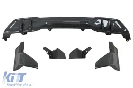 image-45-Aero Body Kit Front Bumper Lip and Air Diffuser suitable for BMW X5 G05 (2018-2022) M Performance Design Carbon Look
