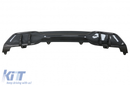 Aero Body Kit Front Bumper Lip and Air Diffuser suitable for BMW X5 G05 (2018-2022) M Performance Design Carbon Look-image-6075986