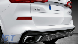 Aero Body Kit Front Bumper Lip and Air Diffuser suitable for BMW X5 G05 (2018-2022) M Performance Design Carbon Look-image-6076003
