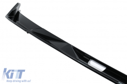Aero Body Kit kiegészítő Tesla Model 3 (2023-) lökhárító toldat diffúzor zongoralakk fekete-image-6110812